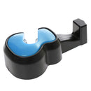 Car Seat Headrest Bag Coat Violin Shapes Hanger Hook Blue Pack of 2