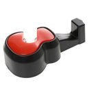 Vehicle Car Seat Headrest Bag Coat Violin Shapes Hanger Hook Red Pack of 2