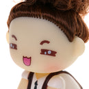 Lovely Vinyl Car Interior Shaking Big Head Doll Girl Auto Accessories Ornament Collectibles