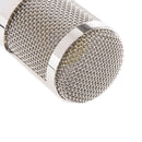 Professional USB Studio Condenser Recording Microphone Mic w Desktop Tripod For PC Vocals Radio Broadcasting Musical Instruments White