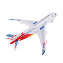 Plastic Self-assembled Kids Electric Aircraft Model Colorful Lighting Sound Plane Play Toy