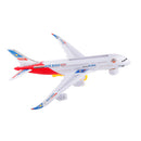 Plastic Self-assembled Kids Electric Aircraft Model Colorful Lighting Sound Plane Play Toy