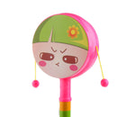 Colorful Cartoon Smiling Face Rattle Drum Kids Toys Gifts Plastic Noise Maker