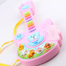 Electric Guitar Musical Children Baby Nursery Toys Button Animal Instruments