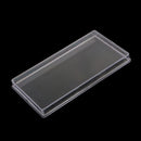 Plastic Clear Paper Money Container Holder, Home Collection Coin Box