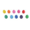 12x No-Toxic Wax Crayons Children Colorful Painting Stick Gifts Kindergarten Toys Egg Shapes