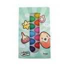 12x No-Toxic Wax Crayons Children Colorful Painting Stick Gifts Kindergarten Toys Egg Shapes