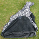 Simple Cartoon Zebra Style Play Tent Cubby House Playhouse for Kids Indoor Outdoor Games