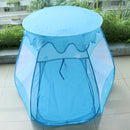 Fancy Prince Play Tent Hexagonal Playhouse for Kids Indoor Outdoor Play Blue