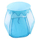 Fancy Prince Play Tent Hexagonal Playhouse for Kids Indoor Outdoor Play Blue