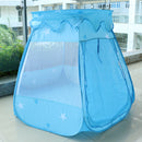 Fancy Prince Play Tent Hexagonal Playhouse for Kids Indoor Outdoor Play Blue