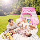 Fancy Prince Play Tent Hexagonal Playhouse for Kids Indoor Outdoor Play Blue