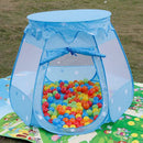 Fancy Prince Play Tent Hexagonal Playhouse for Kids Indoor Outdoor Play Blue