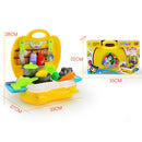 26pcs Kitchen Wares Fruit Vegtable Kit Playset Kids Pretend Play Toy-Yellow