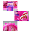 Kids DIY Assembly Model Educational Play Toys Car Parking w/ Cars Helicopter