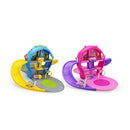 Kids DIY Assembly Model Educational Play Toys Car Parking w/ Cars Helicopter