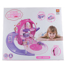 Kids DIY Assembly Model Educational Play Toys Car Parking w/ Cars Helicopter