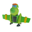 6.5'' Gogo Dino Green PING Transformer Robot Dinosaur Airplane Educational Toy