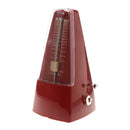 Music Piano Guitar Mechanical Pyramid Shape ABS Tempo Beat Metronome Red