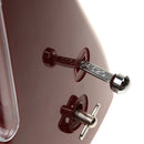 Music Piano Guitar Mechanical Pyramid Shape ABS Tempo Beat Metronome Red