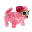 Pink Walking Barking Tail Wagging Puppy Dog Electronic Toy wi/ Hat&Glasses