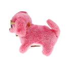 Pink Walking Barking Tail Wagging Puppy Dog Electronic Toy wi/ Hat&Glasses