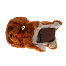 Kids Walking Barking Tail Wagging Puppy Dog Batteries-0perated Toys-Brown
