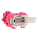 Rose Red Walking Barking Tail Wagging Puppy Dog with Glasses Electronic Toys