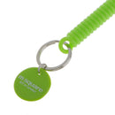 Spring Coil Keyring Spiral Key Chain Stretchable Theftproof Bracelet Green
