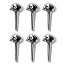 6pcs Bridge Pins Acoustic Guitar/Mandolin Replacement-Zinc Alloy