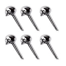 6pcs Bridge Pins Acoustic Guitar/Mandolin Replacement-Zinc Alloy