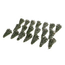 Pack 20pcs Model Tree with Snow Train Diorama Wargame Layout N 1:150 SCALE
