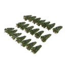 Pack 20pcs Model Tree with Snow Train Diorama Wargame Layout N 1:150 SCALE
