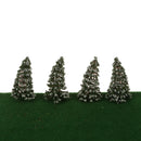 Pack 20pcs Model Tree with Snow Train Diorama Wargame Layout N 1:150 SCALE