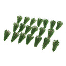 Pack 20pcs Model Deep Green Tree Train Diorama Wargame Layout N 1:150 SCALE