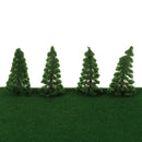 Pack 20pcs Model Deep Green Tree Train Diorama Wargame Layout N 1:150 SCALE