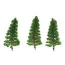 Pack 20pcs Model Deep Green Tree Train Diorama Wargame Layout N 1:150 SCALE