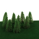 Pack 20pcs Model Light Green Tree Train Diorama Wargame Layout N 1:150 SCALE