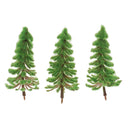 Pack 20pcs Model Light Green Tree Train Diorama Wargame Layout N 1:150 SCALE