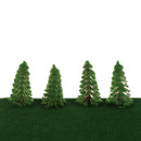 Pack 20pcs Model Light Green Tree Train Diorama Wargame Layout N 1:150 SCALE