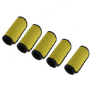 Luggage Suitcase Handle Neoprene Wrap Travel Bag Safety Identifier Comfort Wrap Unisex Travel Accs Gift Khaki Pack of 5