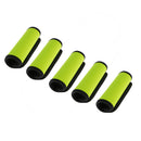 Luggage Suitcase Handle Neoprene Wrap Travel Bag Safety Identifier Comfort Wrap Unisex Travel Accs Gift Fluorescent Yellow Pack of 5