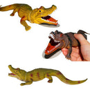 Lifelike Alligator Plastic Crocodile Figure Tricky Toy Novelty Gift