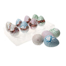 12 Pcs White Dinosaur Eggs Hatching Toy Growing Dino Pet Jurassic World