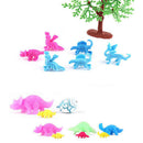 12 Pcs White Dinosaur Eggs Hatching Toy Growing Dino Pet Jurassic World