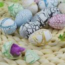 12 Pcs White Dinosaur Eggs Hatching Toy Growing Dino Pet Jurassic World