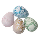 12 Pcs White Dinosaur Eggs Hatching Toy Growing Dino Pet Jurassic World
