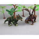6 Pcs Lifelike Plastic Assembled Dinosaur Figures Dino Model Kids Toy Gift