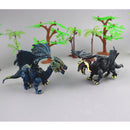 6 Pcs Lifelike Plastic Assembled Dinosaur Figures Dino Model Kids Toy Gift