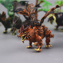 6 Pcs Lifelike Plastic Assembled Dinosaur Figures Dino Model Kids Toy Gift